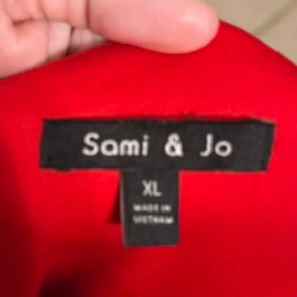 SAMI & JO Floor Butt Cape Dress Size XL - Picture 3 of 3